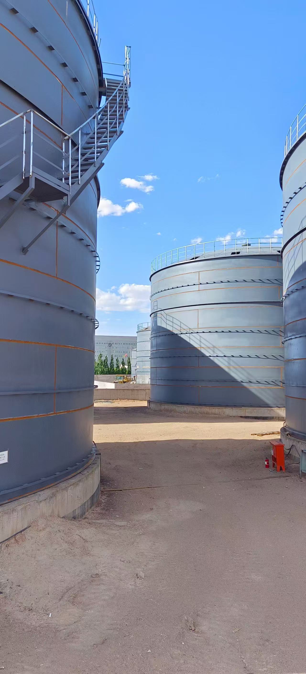 Large capacity cement terminal storage silo application illustration