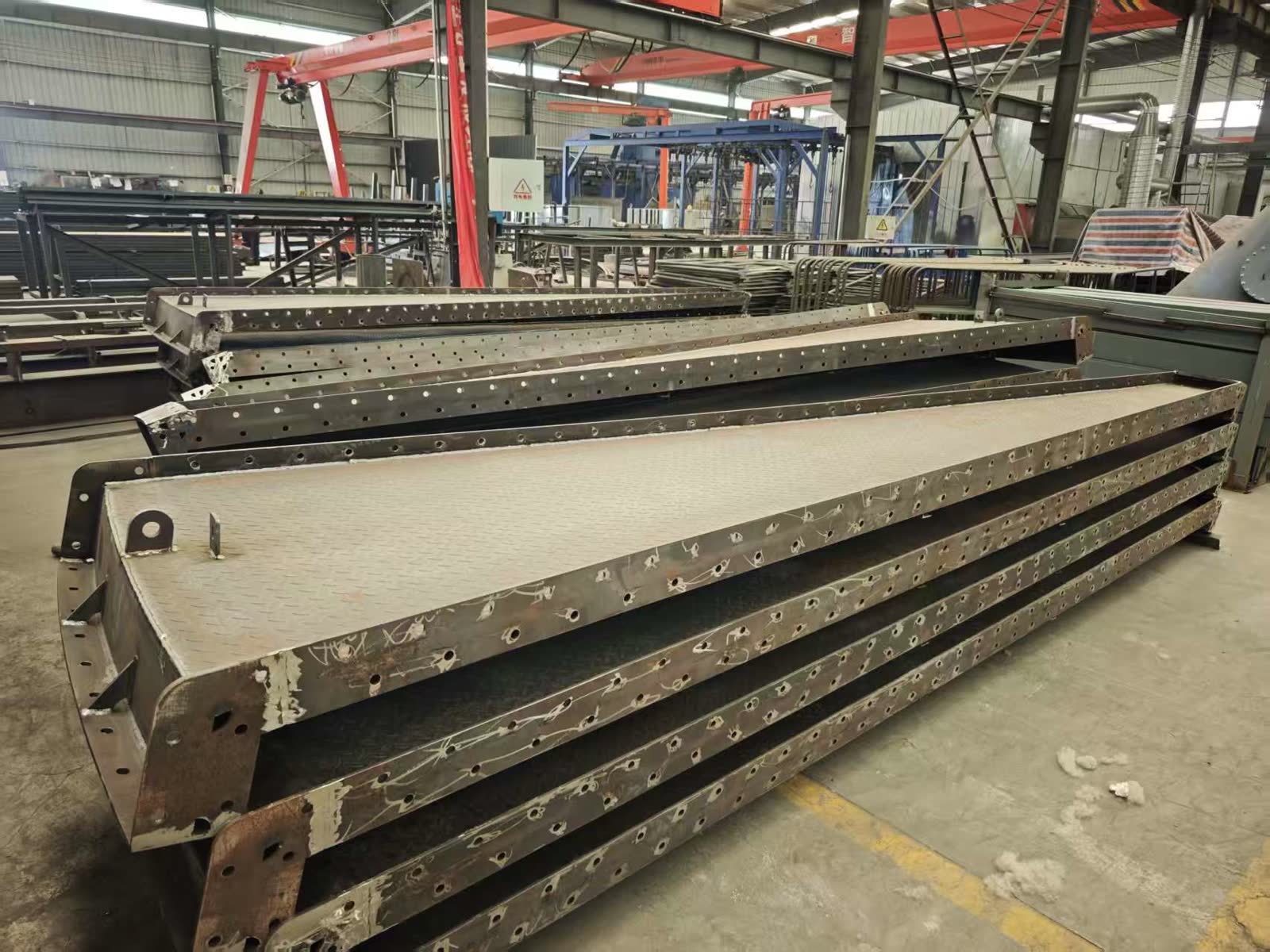 Fabricated steel structure parts